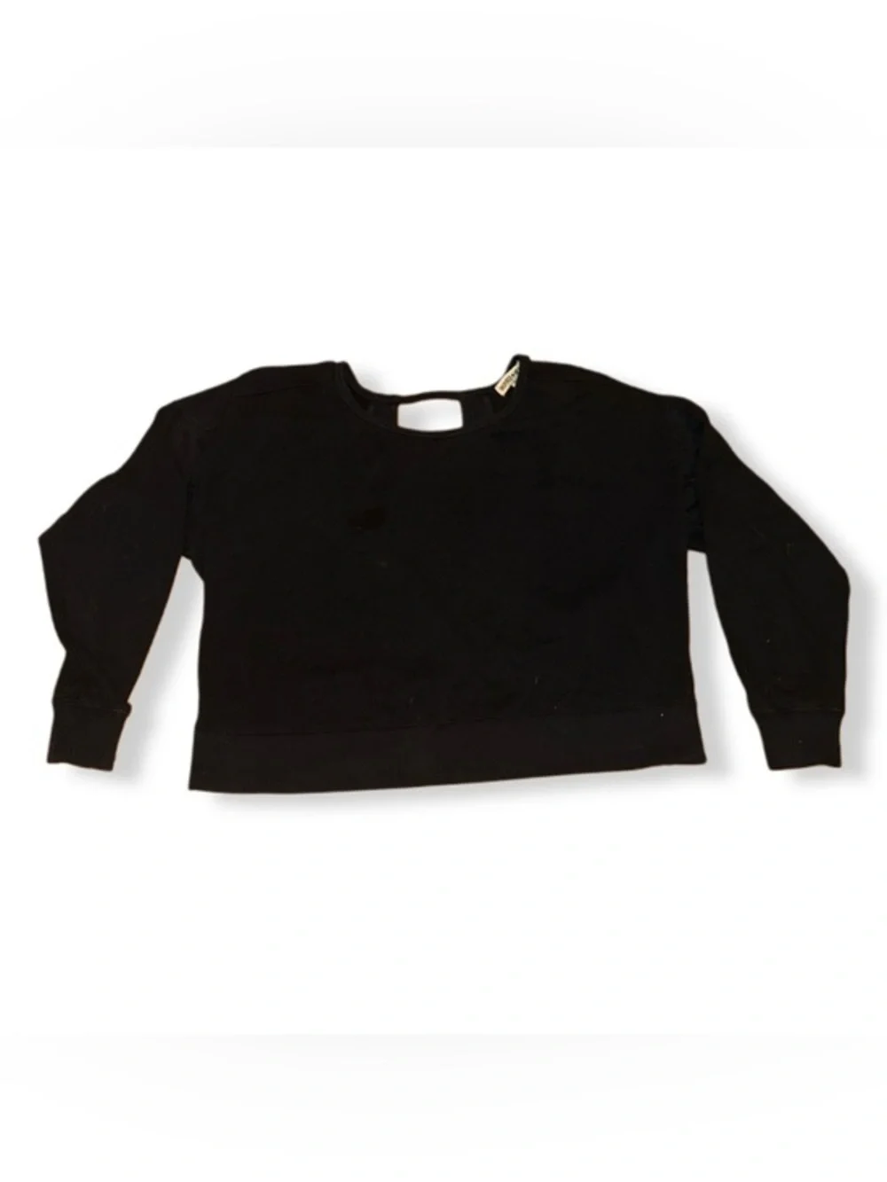Inspired Hearts Black Crewneck Top